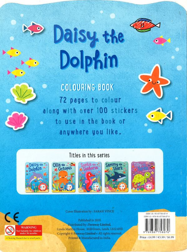 Daisy The Dolphin Colouring Book Hot on Sale